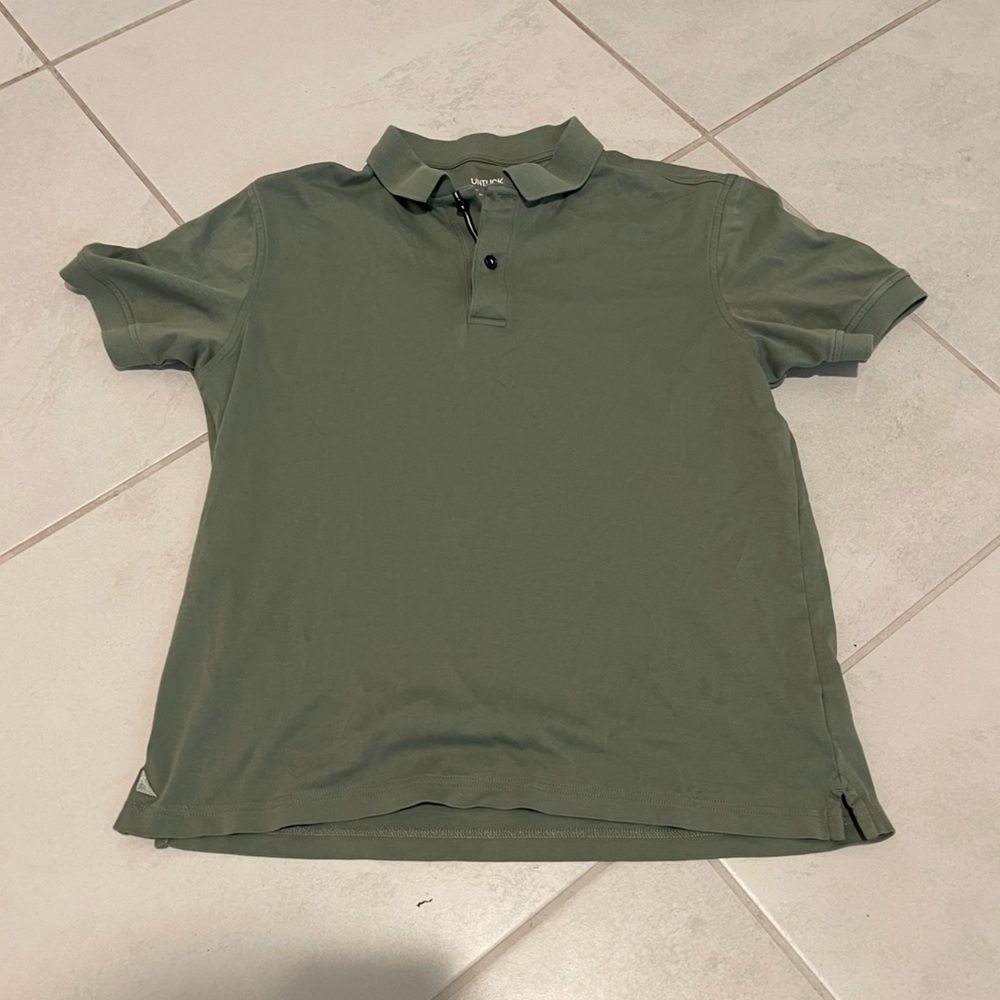 UNTUCKit Sage Green Polo Shirt